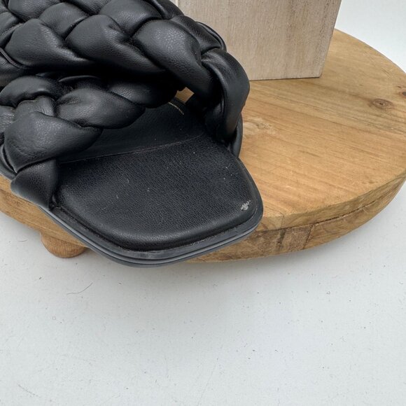 Vionic Braided Cross Strap Slides Kalina Black size 7.5 - Picture 5 of 15